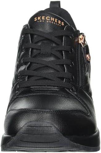 Skechers Women's Million AIR Sneaker, 7.5 Black | Image 1