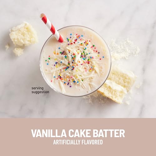 Image of SlimFast Keto Meal Replacement Powder, Vanilla Cake Batter, 10 Servings