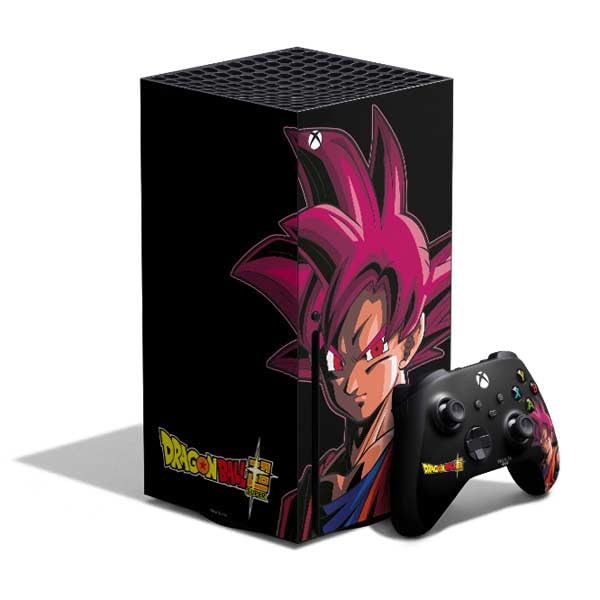 Skinit Decal Gaming Skin Compatible with Xbox Series X Bundle - Officially Licensed Dragon Ball Super Vegeta Design