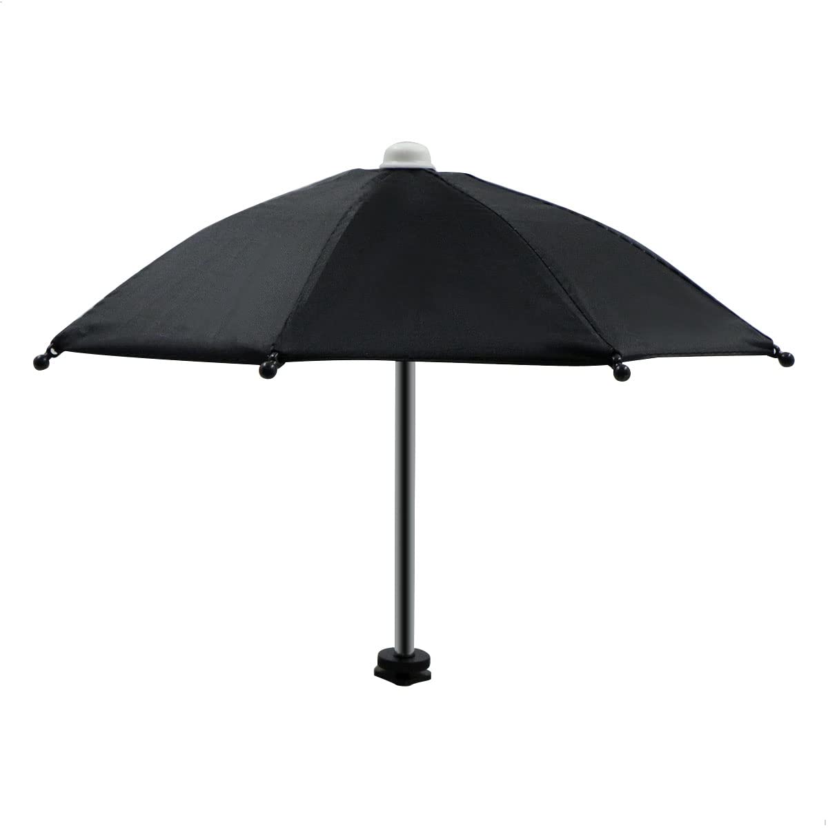Hot Shoe Parapluie Protection Pluie - Housse Imperméable Universelle Couverture Solaire Contre Accessoires Diamètre 29cm pour Appareils Photo Reflex DSLR L'objectif, Noir,1 Pcs