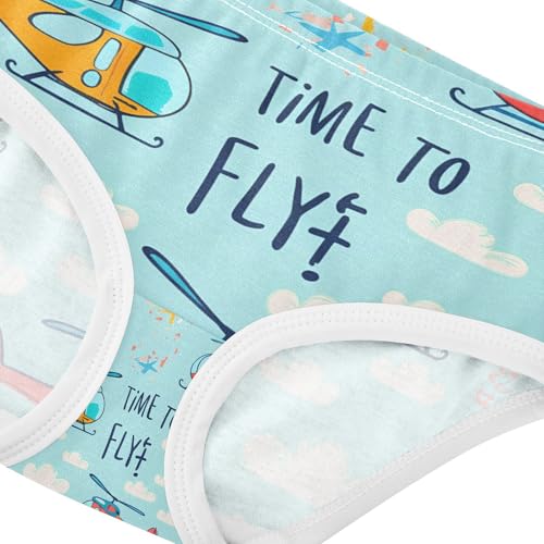 Colorful Helicopters Clouds Toddler Girls's Underwear 2T 202c14204