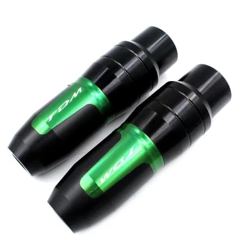 Protection d'échappement moto Yamaha TDM900 vert pour trajets urbains