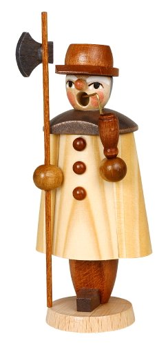 Rudolphs Schatzkiste Miniaturräuchermann Nachtwächter Natur...