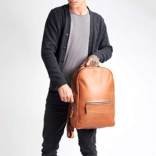 Capra Leather Backpack Laptop