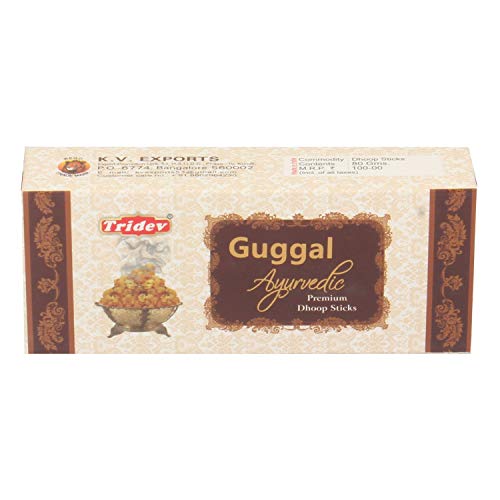 Image of Klassic Premium Bamboo Free Dhoop Sticks /Musk Amber-Guggal-Scented Dhoop Sticks for Meditation, Room and Mandir (Pack of 4)