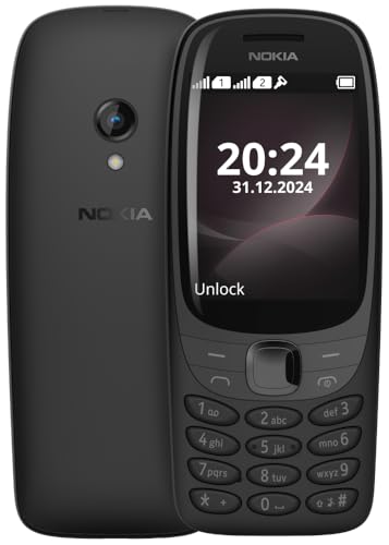 Image of Nokia 6310 Dual SIM Keypad Phone with a 2.8 inch Screen, Wireless FM Radio and Rear Camera with Flash | 1 Year Replacement Guarantee | Black