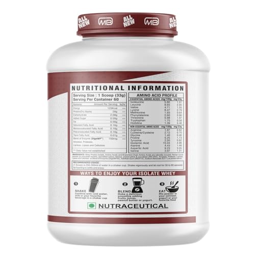 Image of MB Muscle Builder BigMaxx With Glutamine | Digestive Enzyme| For Bulk Weight Gaining and Recovery | weight gainer |- 6 Lbs (Chocolate)