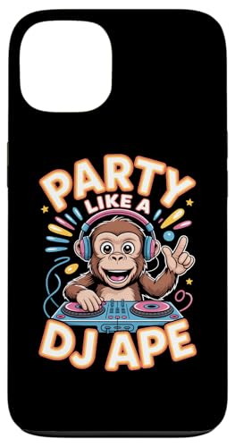 サル DJ クラブ パーティー PARTY LIKE A DJ APE ミュージック スマホケース iPhone 13 用