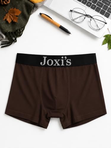 Image of Joxi's Men's Comfortable Cotton Blend Trunks Pack of 3 | Soft Stretch Material | Breathable Everyday Wear