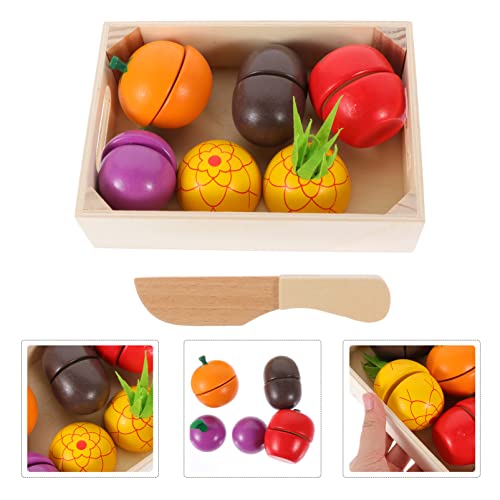 TOYANDONA 1 Satz Spielzeug Sie Obst Und Gemüse Set Kinderküche Essen Pretend Toys – Bild 8
