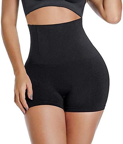 SURE YOU LIKE Women's Shapewear Tummy Control Body Shaper High Waist Butt Lifter Panties Seamless Slimming Underwear, Black, Tag XL/XXL=UK(14-18)