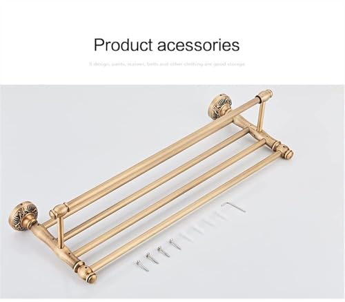 Porte-serviettes de bain pliable pour optimiser les petites salles de bain - 5