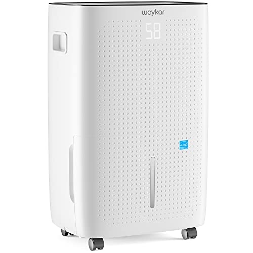 Waykar 150 Pints 7,000 Sq. Ft Energy Star Dehumidifier With Drain Hose For Commercial And Industrial Large Rooms, Warehouses, Storages, Home, Basements And Bedroom With 2.04 Gal Water Tank #TOP14