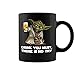 Drink You Must YD Drink Beer There is No Try Tazza da caffè in ceramica (nero, 311,8 g)