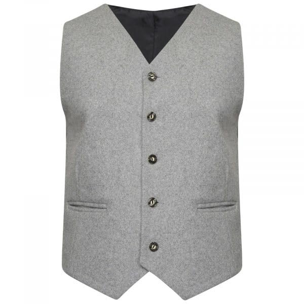 100% WOOL Argyle kilt Jacket & Waistcoat/Vest, Scottish Argyle Jacket Light Grey4