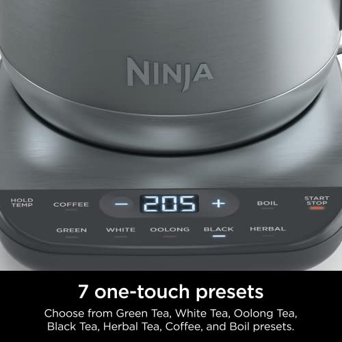 Ninja-KT200C-Precision-Temperature-Electric-Kettle-1500-watts-BPA-Free-Stainless-7-Cup-Capacity-Hold-Temp-Setting Ninja KT200C Precision Temperature Electric Kettle 1500 watts BPA Free Stainless 7 Cup Capacity Hold Temp Setting