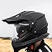 ILM Dual Sport Adventure Motorcycle Helmet with Pinlock Compatible Sun Visor Snowmobile ATV Dirt Bike Off Road Casco Model WS902 (Carbon Fiber, M)