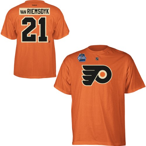 Philadelphia flyers james van riemsdyk winter classic t shirt (la…