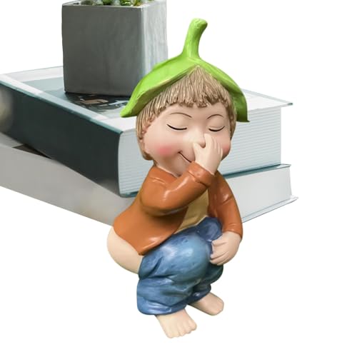 Nain de jardin qui fait caca, statue de nain de jardin - Statue de Gnome de toilette drôle et coquine,Statue d'extérieur drôle et coquine, statue de Gnome qui fait caca, statue de Gnome de toilette dr