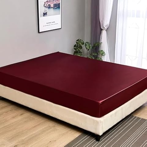 Drap-housse JUWENIN satin de soie Cover