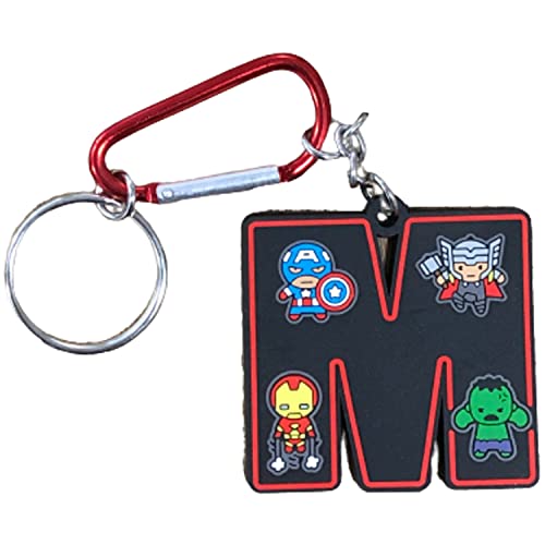 Primark Limited - Llavero Letra M de Marvel con Mosqueton - con Licencia Oficial Disney