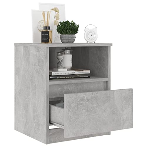 Table d'appoint minimaliste en bois gris pour petit espace