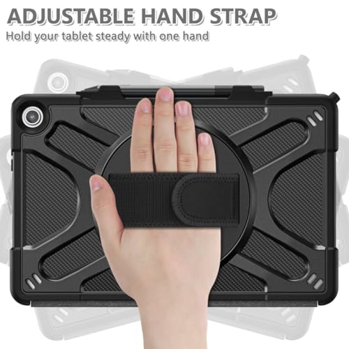 Braecnstock For Amazon Fire Max 11 Case 13Th Generation 2023 11'' Rugged Protective Fire Max 11 Tablet Cover With Rotating Hand Strap & Stand Pen Holder Compatible With Type Cover Keyboard thumb #8