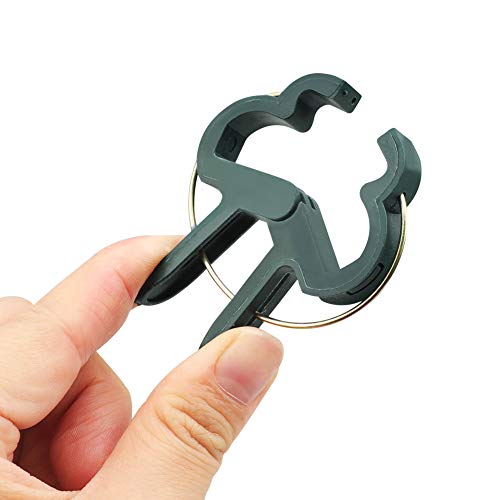 KINGLAKE 100PCS Garden Plant Clips (2 Sizes) Adjustable Plant Stem Clips for Support Vine Vegetables Tomatoes Climbing Plants - Image 3