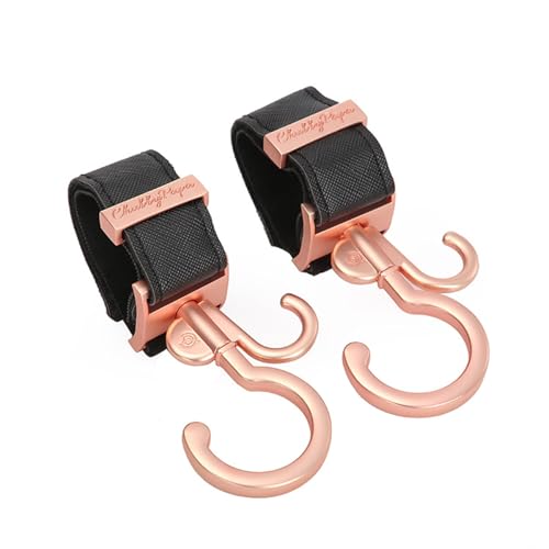 Convenient Strollers Attachment Hook 2Pcs Strong Metal Clips Hanging Rack Hook for Hanging Baby Essential Product