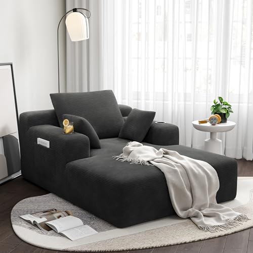 LIKIMIO 71.6' Oversized Chaise Lounge Chair Indoor,...