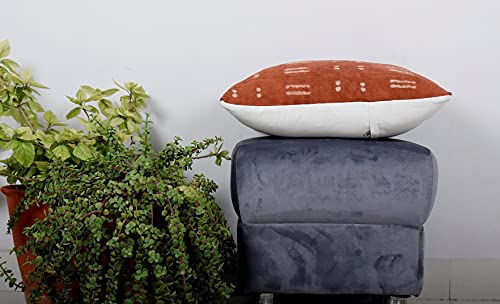Housse de coussin coton impression indienne fait main 61x61