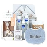 Mababyshop Canastilla Bebé Personalizada Mi Baño Clásico con Sophie, Capa de...