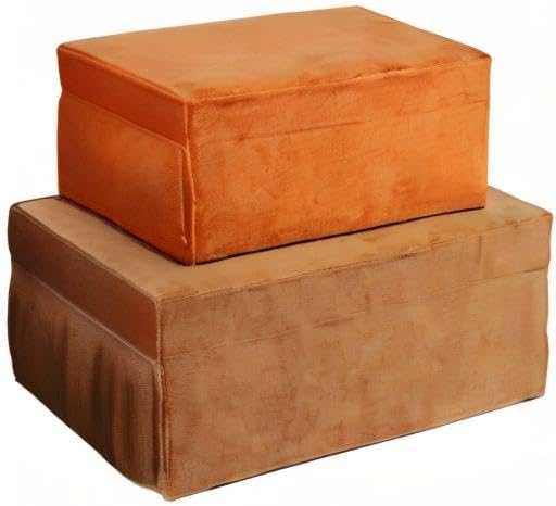 Miniatura 10 de HofferRuffer Cajas decorativas de terciopelo, cajas de joyería, cajas organizadoras de accesorios con elegante decoración de asa, juego clásico de