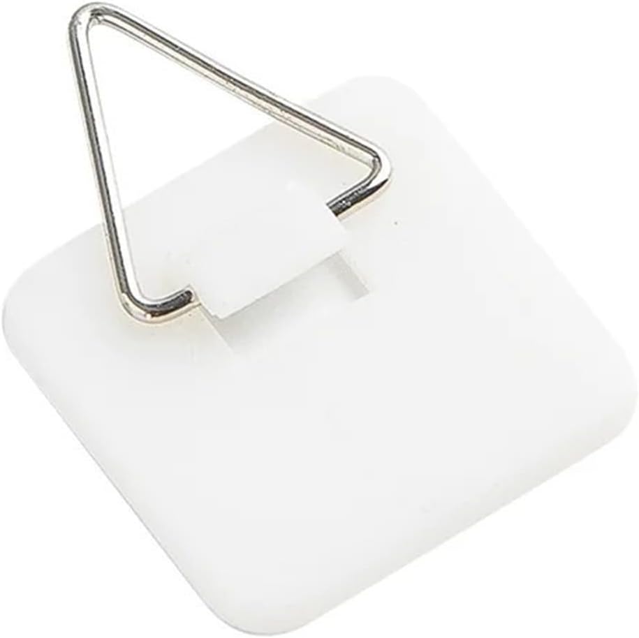 Plate Wall Hangers For Display 100-Count Adhesive Plates Hanger Kit–Vertical Wall Dish Holders Self-Adhesive Hooks For Hanging Decorative Plates(Large square)