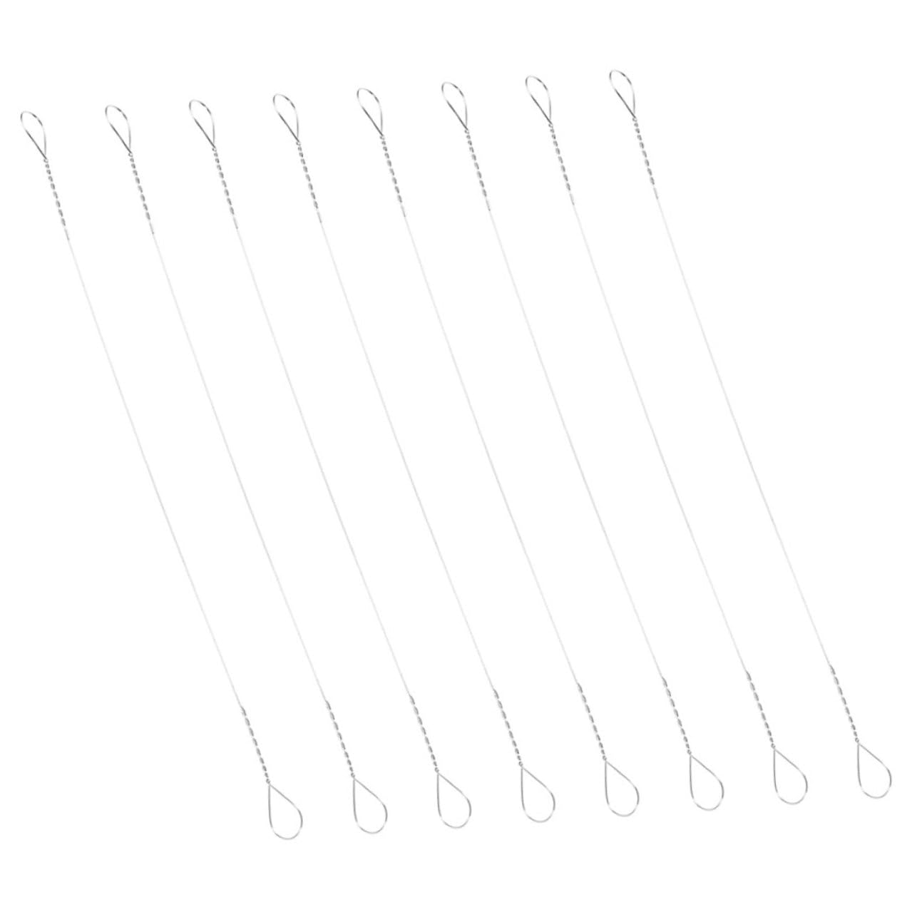 Unomor 8Pcs Stainless Steel Cheese Wire Slicer Handheld Cheese Cutter for Easy Slicing of Cheese Butter Fruits and Cakes Compact and Lightweight Kitchen Tool