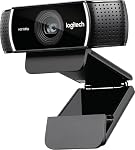 Logitech HD C922 Pro Webcam, 1080p Camera for Streaming Gaming Sessions, Background Replacement, Tripod Included