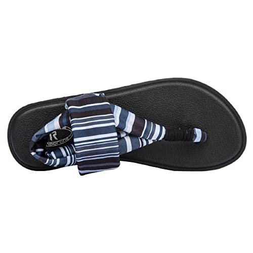 Image of Ranberone Women's Yoga Mat Flip Flops Casual Flat Summer Beach Sandals