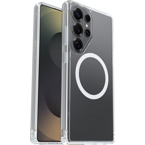 Image of OtterBox Symmetry Series Clear Transparent Case with Magnets for Samsung Galaxy S25 Ultra, Shockproof, Drop-Proof, Protective Case, 3X Military Standard Tested, Transparent