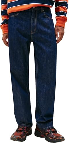 Tommy Jeans Herren Jeans Hose Sonny Tapered Fit, Blau (Denim Dark), 28W/32L