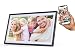 Produktbild Cytem Digitaler Bilderrahmen 15.6 Zoll mit WLAN & Frameo App, 64GB Speicher, Bewegungssensor, automatische Bilddrehung, IPS Touchscreen 1920x1080, SchwarzWeiß