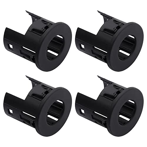 Kaloeou 4Pcs Parking Assist Sensor Bezels Fits for Dodge Ram 1500 2014-2018 2019-2021 Ram 1500 Classic OEM#5LS52TZZAA Replacement Front and Rear