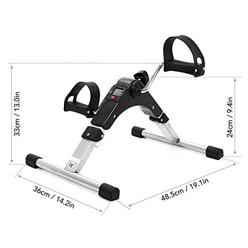 Machine d'exercice pas à pas pliable avec mini vélo intérieur et résistance réglable - 4