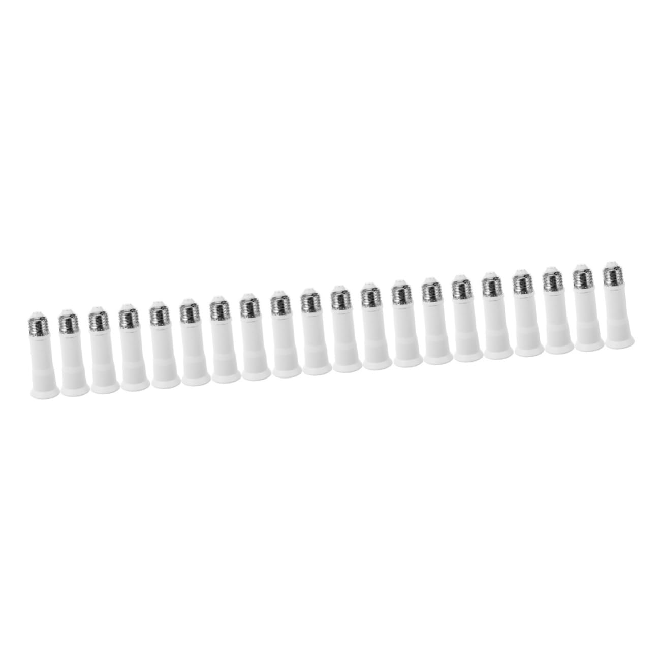 Garneck 5 Set Adattatore Per Lampada Estensore Della Presa Estensione Presa Luce Forniture Di Lampade Estensione Della Lampadina Base Leggera Portalampada Estensore Pc Bianca 4 Pezzi * 5