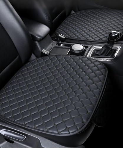 Flaconi Auto Sitzkissen,Sitzauflage Auto,Sitzkissen Auto,Sitzbezug Auto Vordersitze,Auto Sitzkissen,Autositzauflage,Sitzbezug,Sitzschoner Auto Vordersitze (Schwarz)