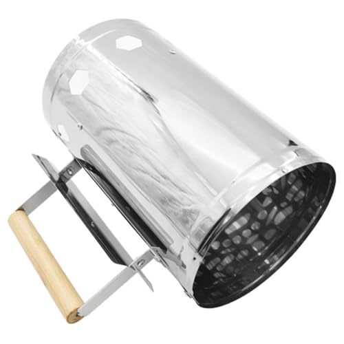 iplusmile Cubo para Encender Fuego De Barril De Encendido para Barbacoa Herramienta para Barbacoa Al Aire Canasta para Encender Pinzas para Carbon