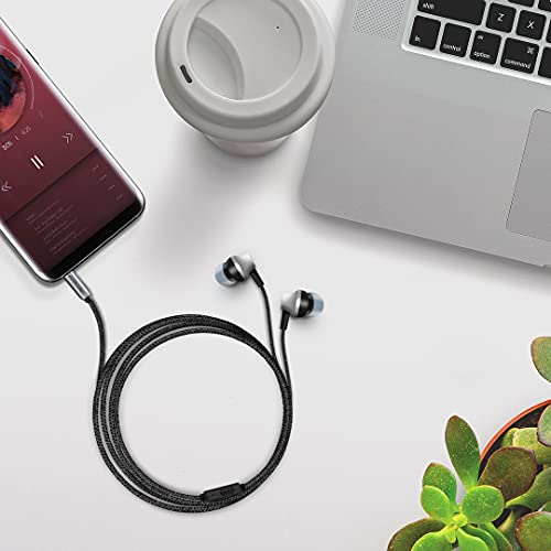 Image of CROSSLOOP Daily Fashion Series Wired in Ear Earphone with Mic (Silver)