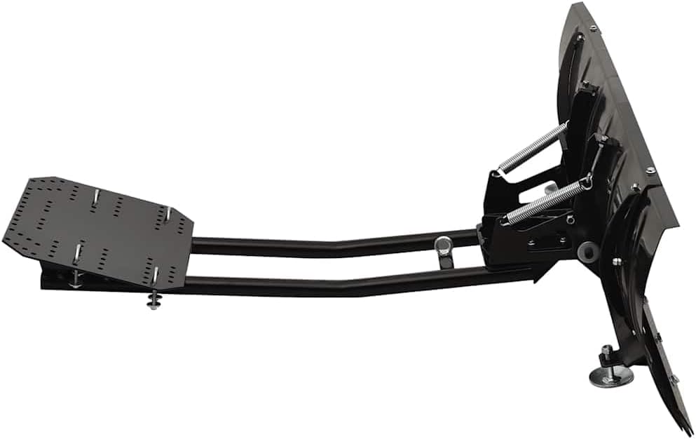 SKM Snow Plow Black Powder-Coated Steel 59.1 x 15.0 in,Black (Weight 83.69KG)