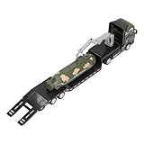 [DIMENSIONE IDEALE] Misurando circa 31 x 6 x 5 cm, questo set include un modello di camion militare e un aeroplano giocattolo, offrendo ai bambini un'esperienza di gioco compatta e pratica.