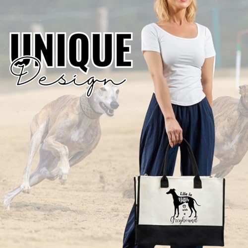 Bolsa Tote de Lona para Amantes de Perros miniatura 2