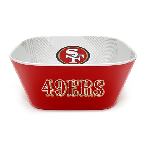 Image of YouTheFan NFL San Francisco 49ers Large Party Bowl (Pack of 6)